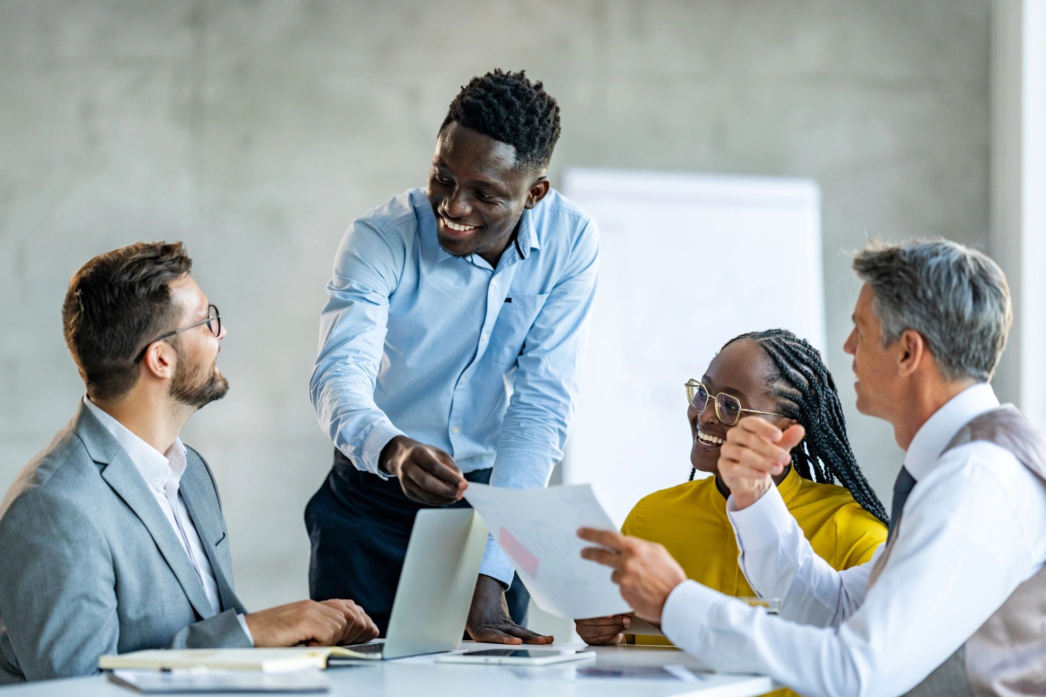 Professional in an office setting